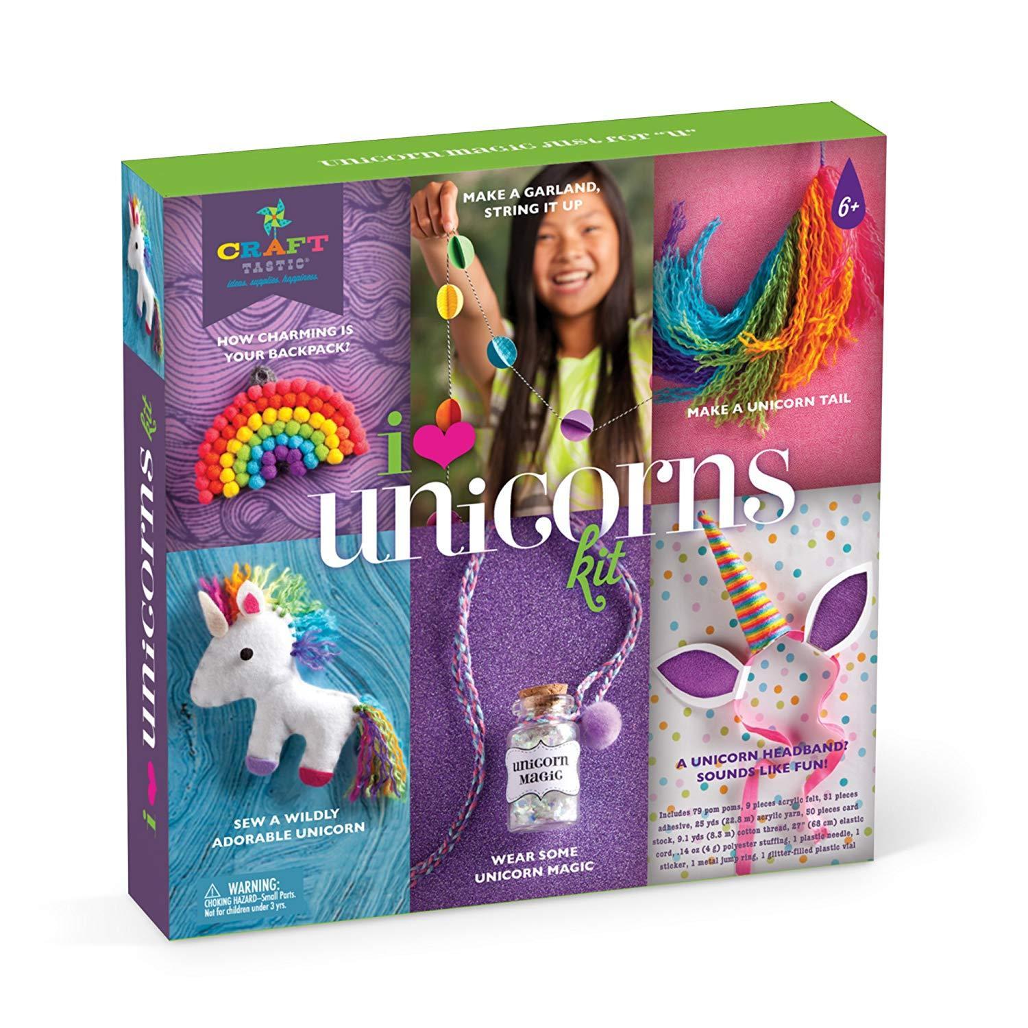 188-Pc Kids’ Craft-tastic ‘I Love Unicorns’ Craft Kit w/ 6 Unicorn Themed Projects $9.80 + Free Shipping w/ Prime