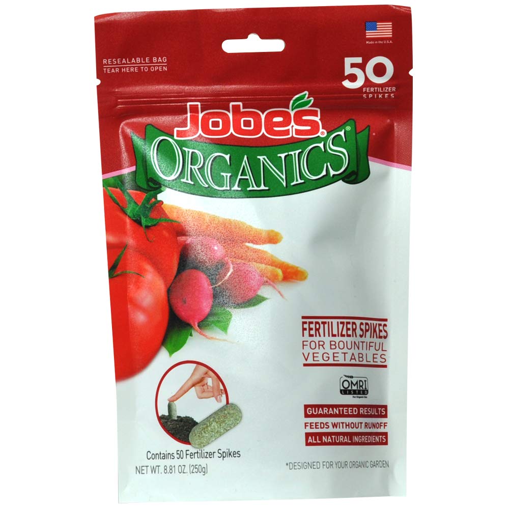 Jobe’s Organics Vegetable & Tomato Fertilizer Spikes, 50 $3.05 Amazon & Walmart