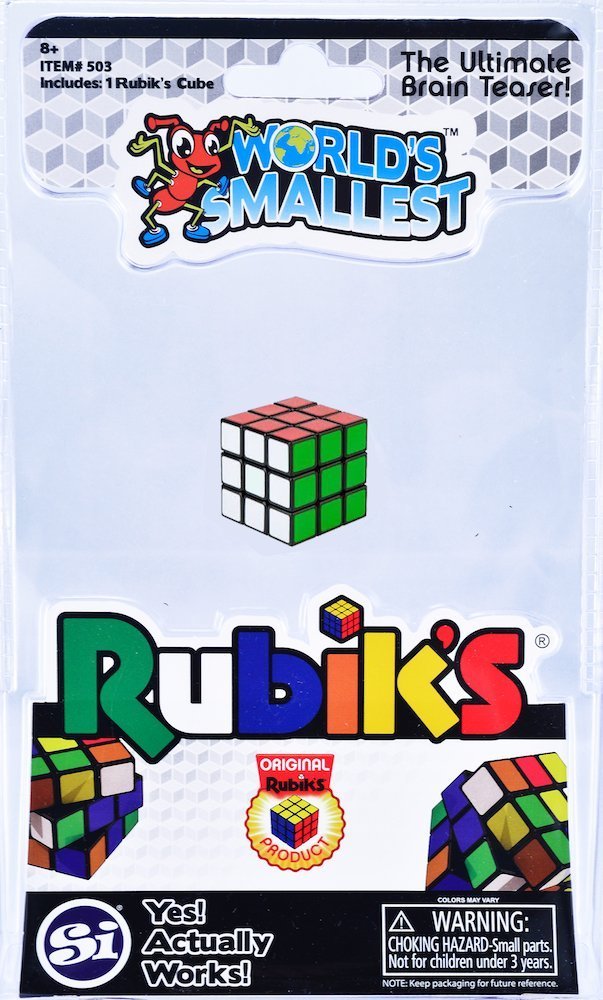 World’s Smallest Rubiks Cube $5 + Free shipping via Prime or w/ $25+