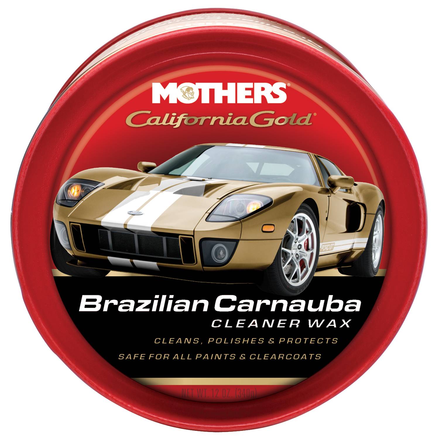 12-Oz Mothers California Gold Brazilian Carnauba Cleaner Wax Paste $6.14 w/ S&S + Free S/H
