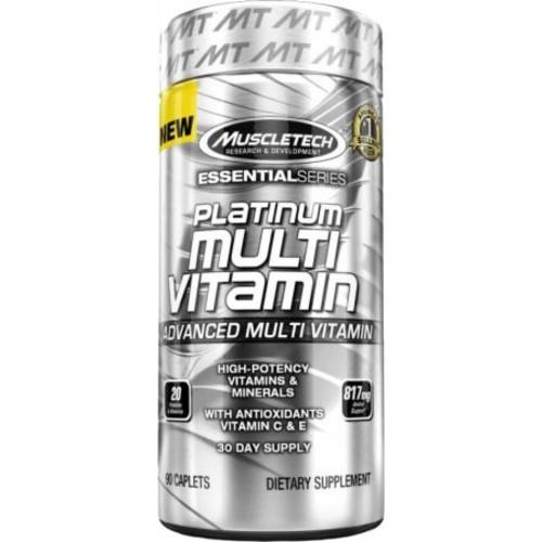 Muscletech Platinum Multivitamin Vitamins 90 Caplets $5.21
