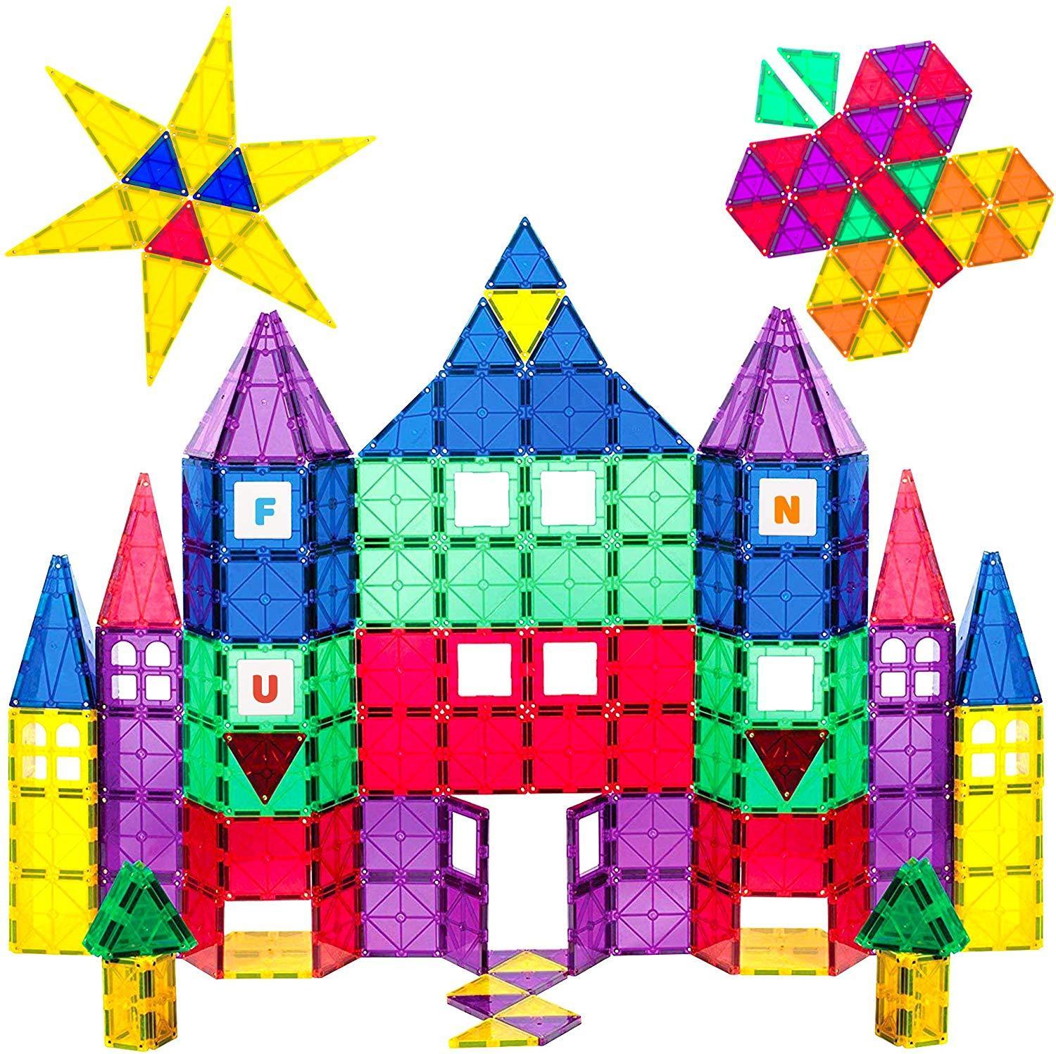 100-Piece Playmags 3D Magnetic Toy Blocks $38 + free s/h