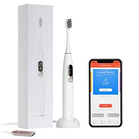 Oclean X Smart Whitening Sonic Electric Toothbrush with LCD Color Touch Screen $79.99 + FSSS
