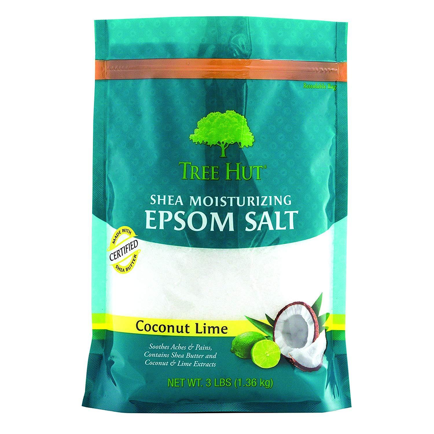 3-Lbs Tree Hut Shea Moisturizing Epsom Salt (Coconut Lime)