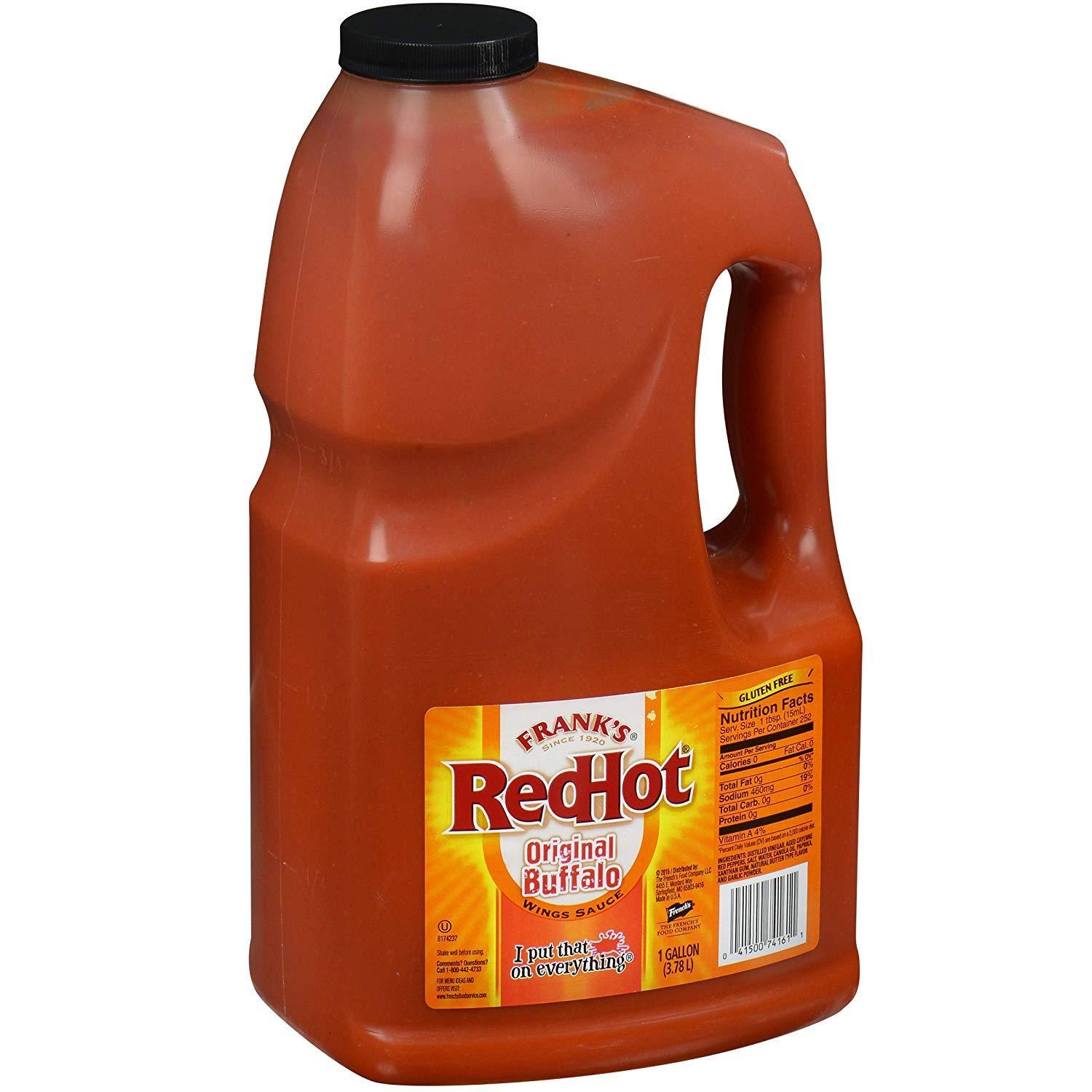 1-Gallon Frank’s RedHot Original Buffalo Wings Sauce