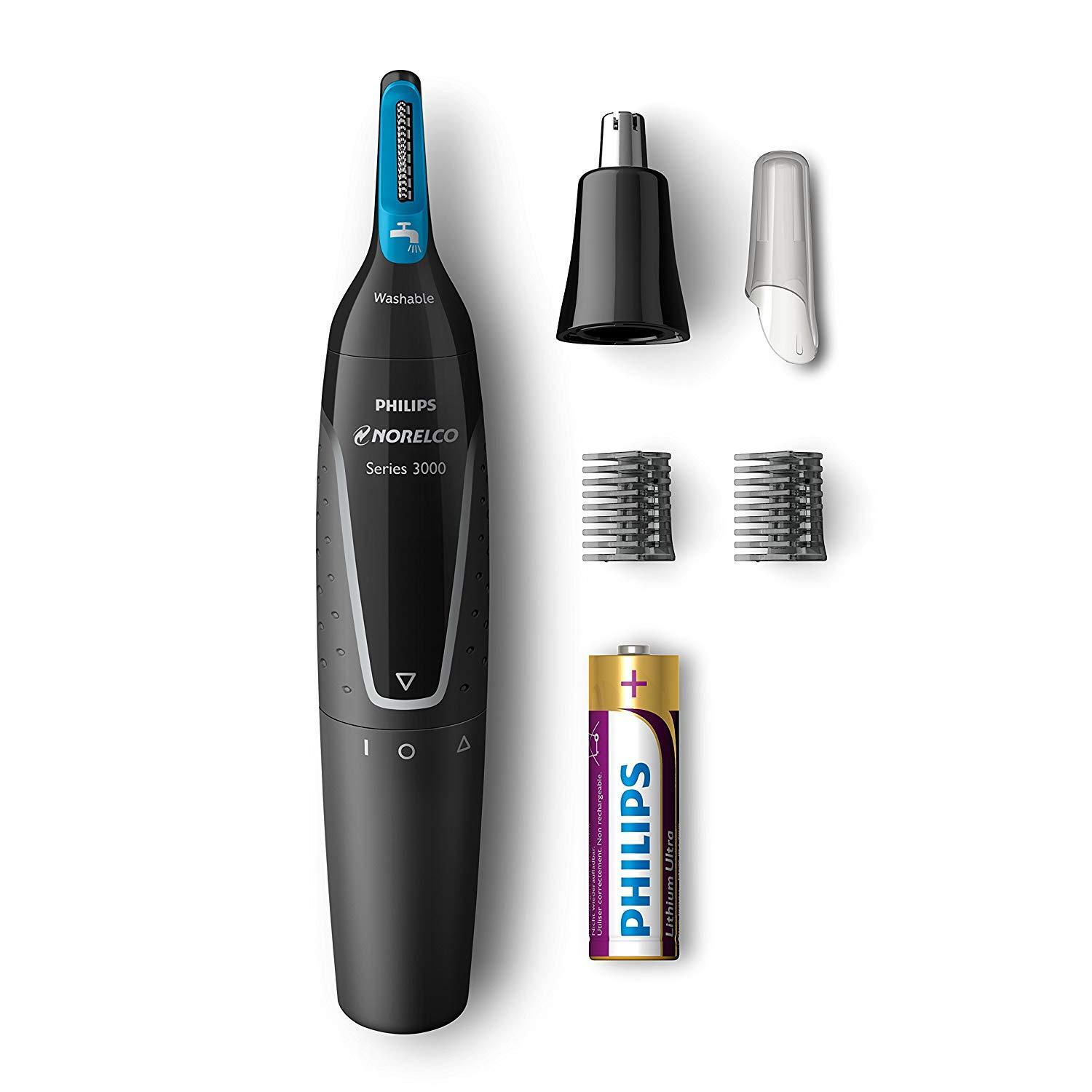 Philips Norelco Nose Hair Trimmer 3000 for Nose, Ears and Eyebrows