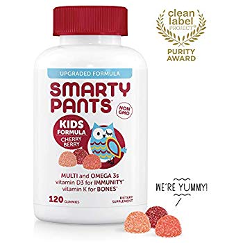 120-Ct (1-Month) Smarty Pants Kids Daily Gummy Multivitamin (Cherry Berry)