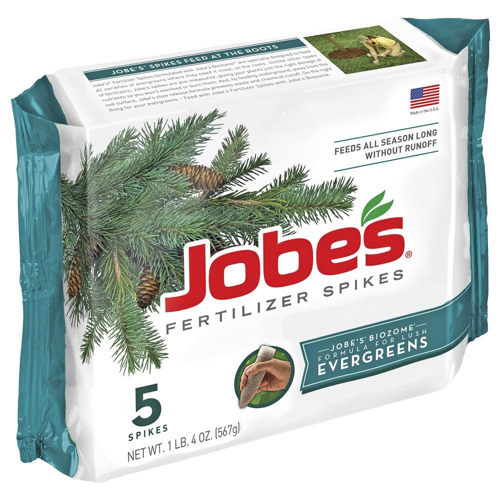 5-Ct. Jobe’s Evergreen Fertilizer Spikes $2.71 – Amazon