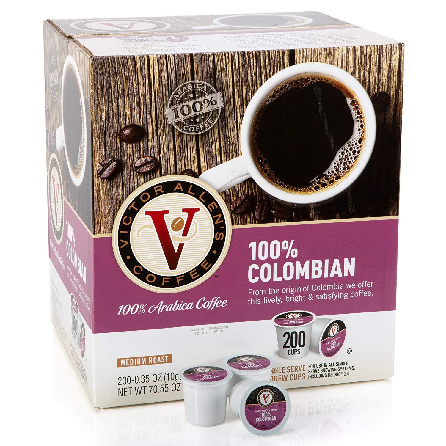 200-Count Victor Allen’s Coffee K-Pods Columbian Medium Roast $37.93 w/ S&S + Free Shipping