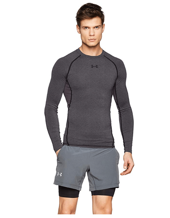Under Armour Men’s HeatGear Compression Long Sleeve Shirt (various colors)