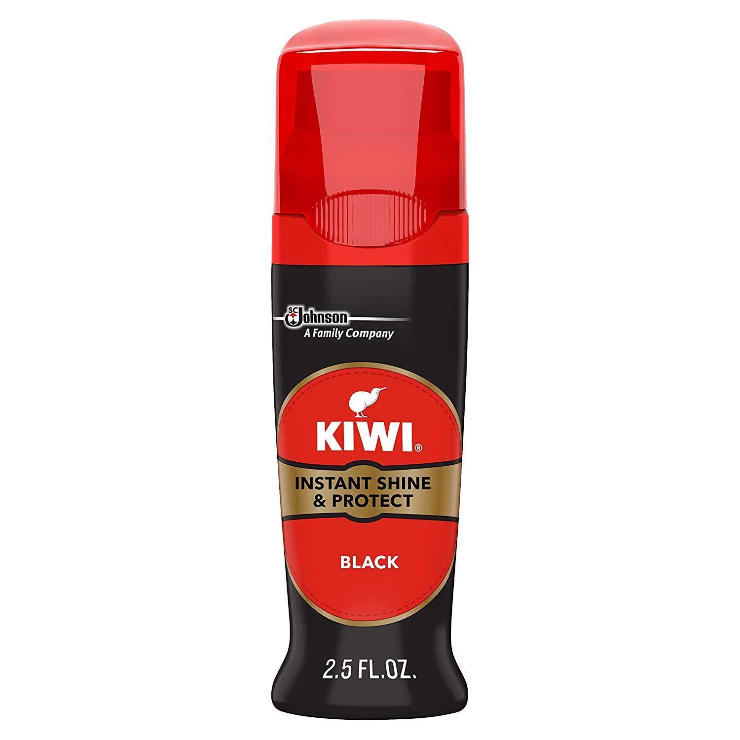 2.5oz KIWI Color Shine Liquid Shoe Polish (Black)
