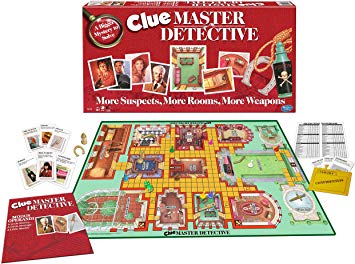 Winning Moves  Clue Master Detective – Board Game, Multi-Colored