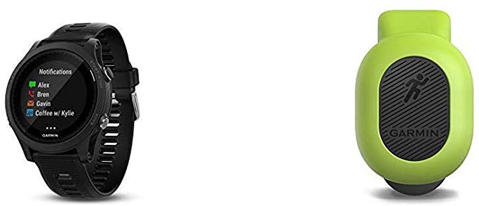 Garmin Forerunner 935 Running GPS Unit (Black) and Running Dynamics Pod Bundle