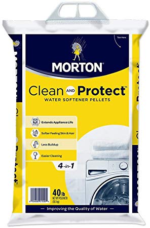 Morton Clean and Protect II Water Softening Pellets, 40-Pound, 40 Pound