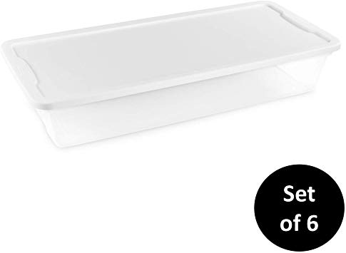 Homz Plastic Underbed Storage