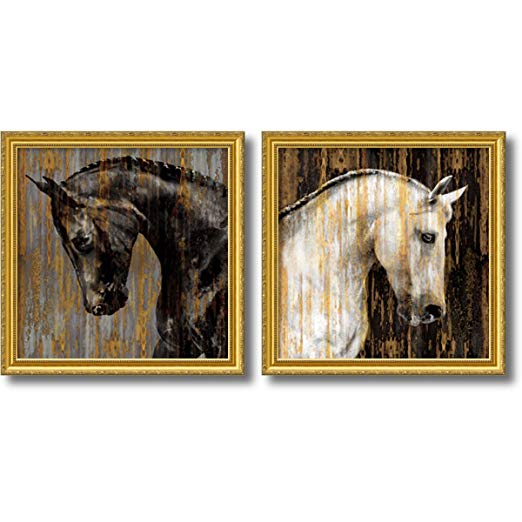 Horse- Set of 2' by Martin Rose: Outer Size 31 x 31 Each