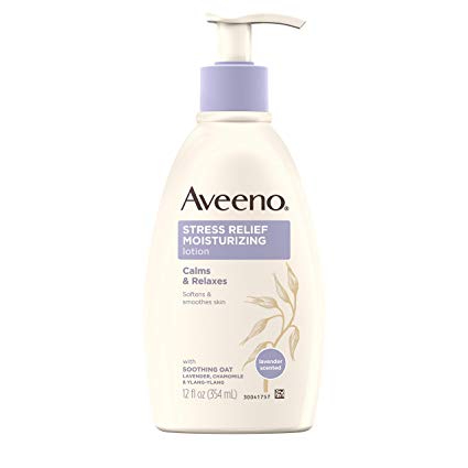 12 oz Aveeno Stress Relief Moisturizing Body Lotion with Lavender, Natural Oatmeal and Chamomile & Ylang-Ylang Essential Oils to Calm & Relax: As low as $4.87 w/S&S and A/c