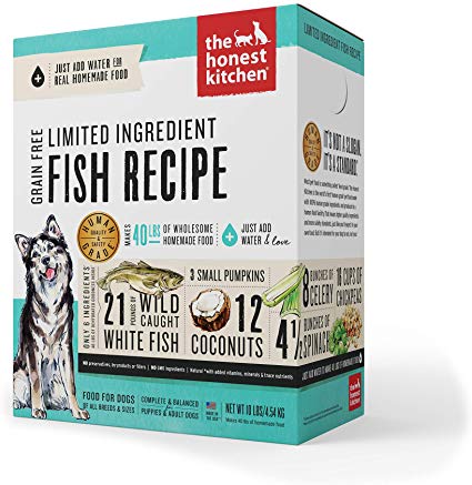 Honest Kitchen Fish Recipe Limited Ingredient Dog Food 10 pound box at Amazon $66.50