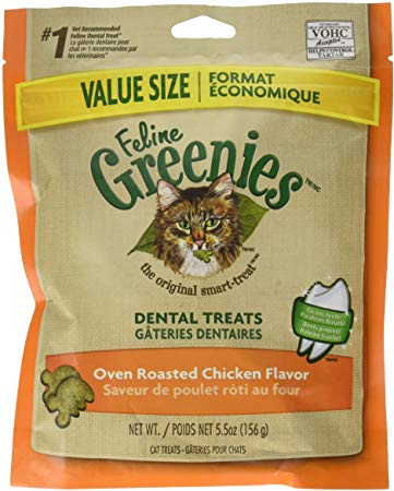 Greenies Feline Natural Dental Care Cat Treats 5.5oz