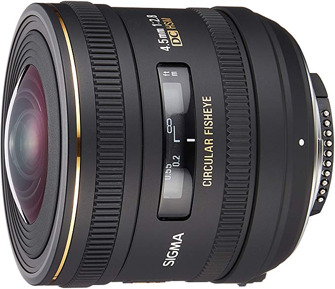 Sigma 4.5mm f/2.8 EX DC HSM Circular Fisheye Lens for Nikon Digital SLR Cameras