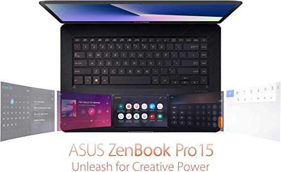 ASUS ZenBook Pro 15 Laptop with Innovative Screenpad