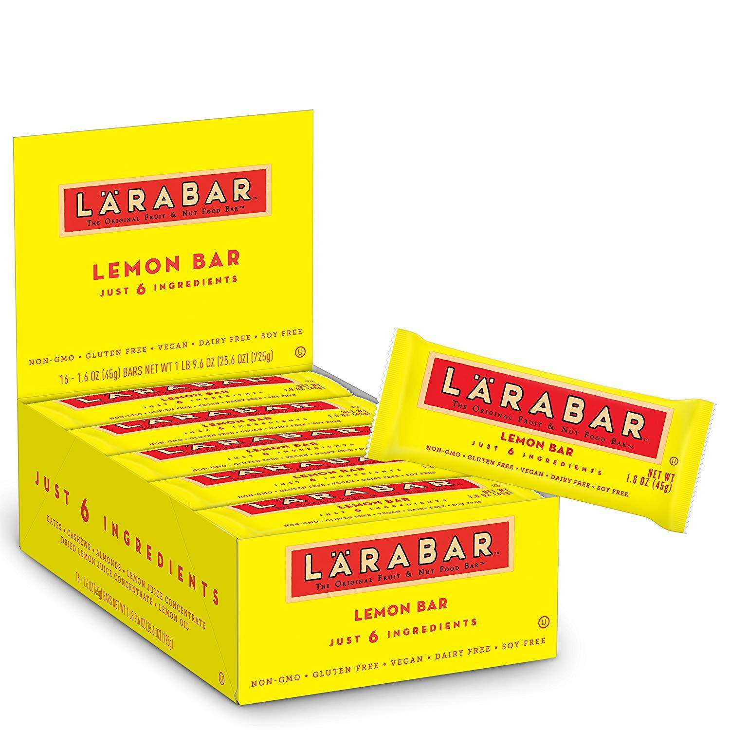 16-Count Larabar Gluten Free Bars (Lemon) $9.10 w/ S&S + Free S&H