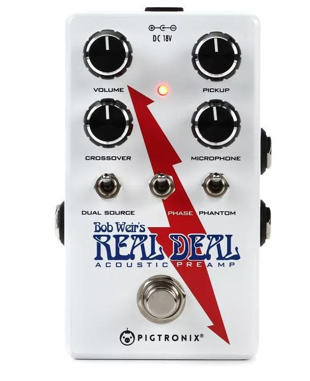 Pigtronix Bob Weir’s Real Deal Acoustic Guitar Preamp Pedal $99