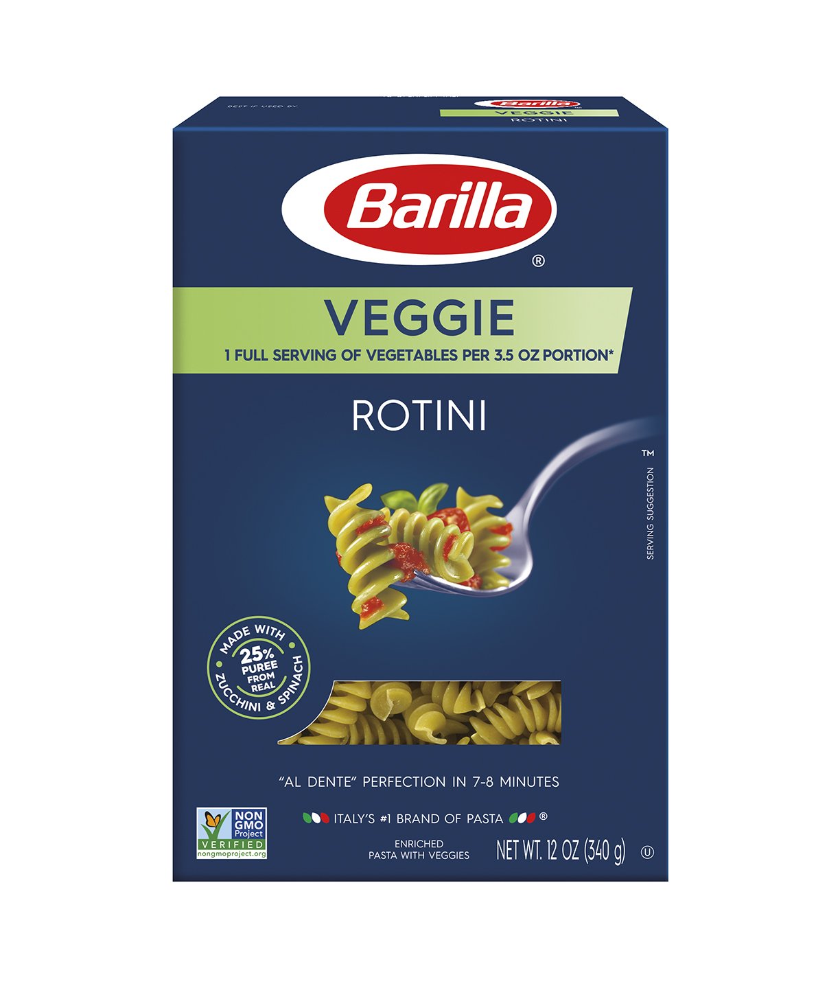 Barilla Regular & Veggie Pasta 8 pack $7.7 12 pack for $11 Amazon S&S