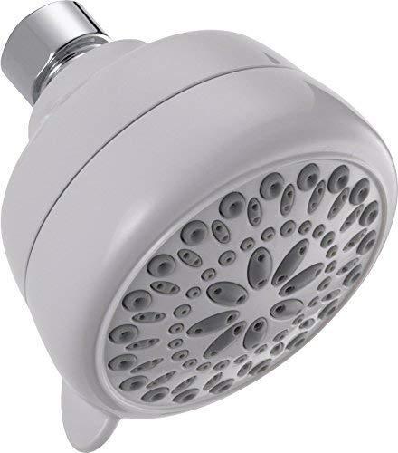 Delta Shower Head Clearance: 7-Setting, White $11.53, 5-Setting H2Okinetic $37.49, Palm Shower Mount Hand Shower, Stainless $58.09 + Free S/H for Prime