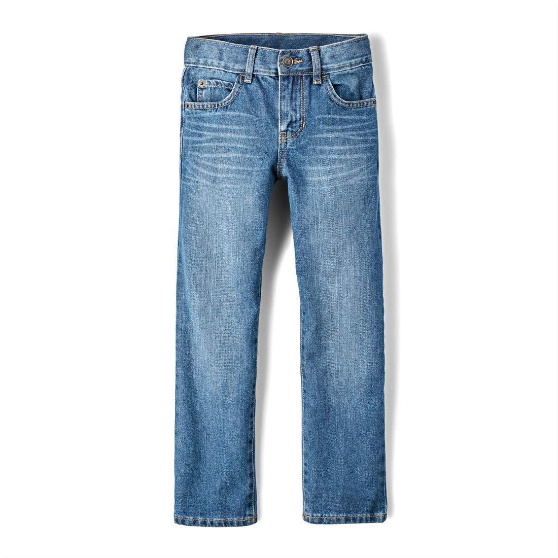 The Children’s Place Big Boys’ Straight Leg Jeans (Slim)