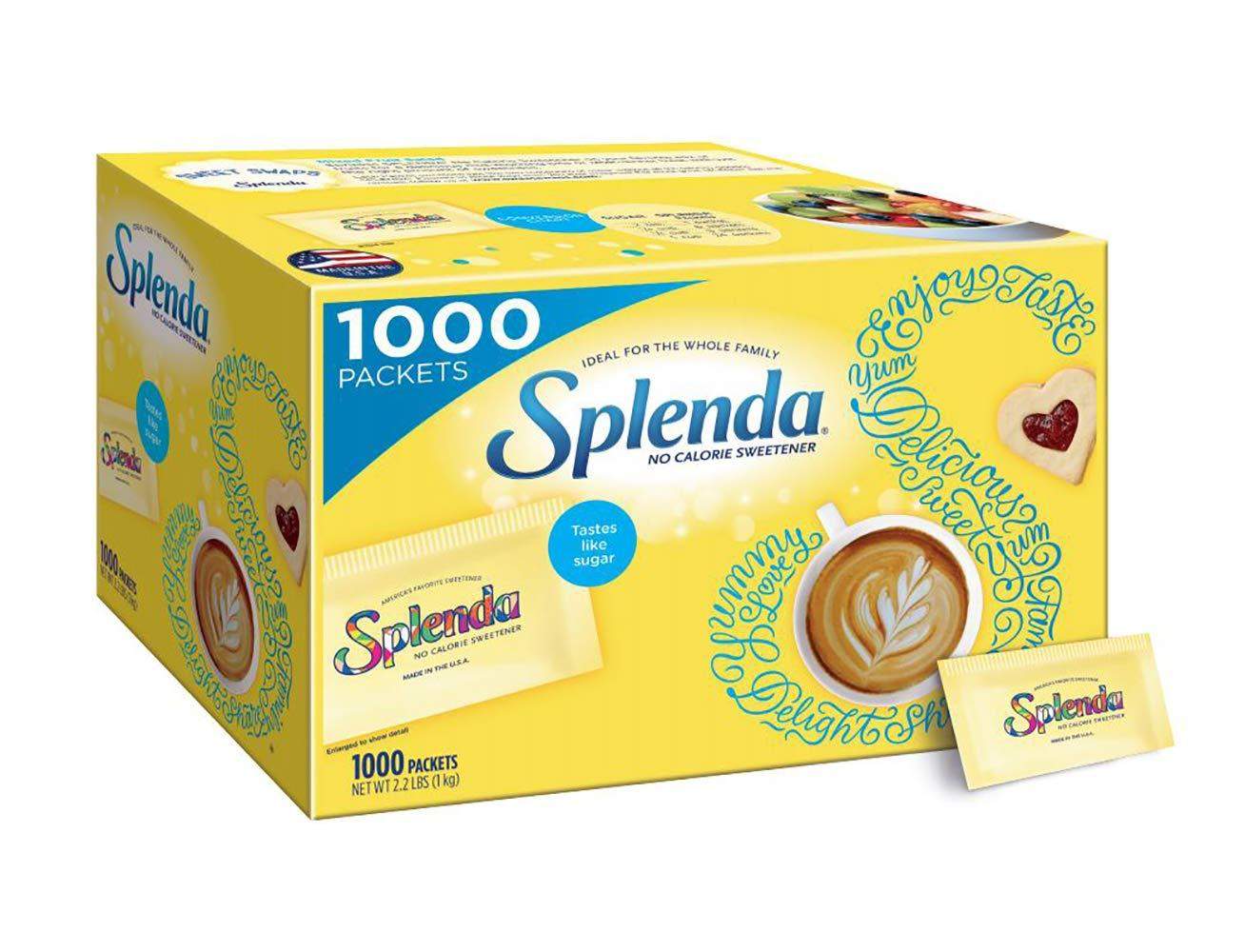1000-Count Splenda No Calorie Sweetener Individual Packets