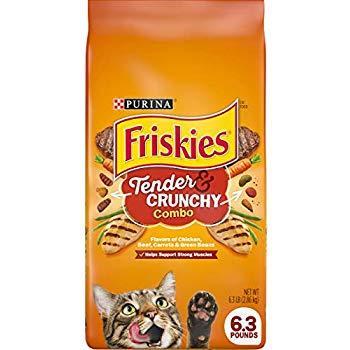 6.3 lbs Purina Friskies Tender & Crunchy Combo Adult Dry Cat Food