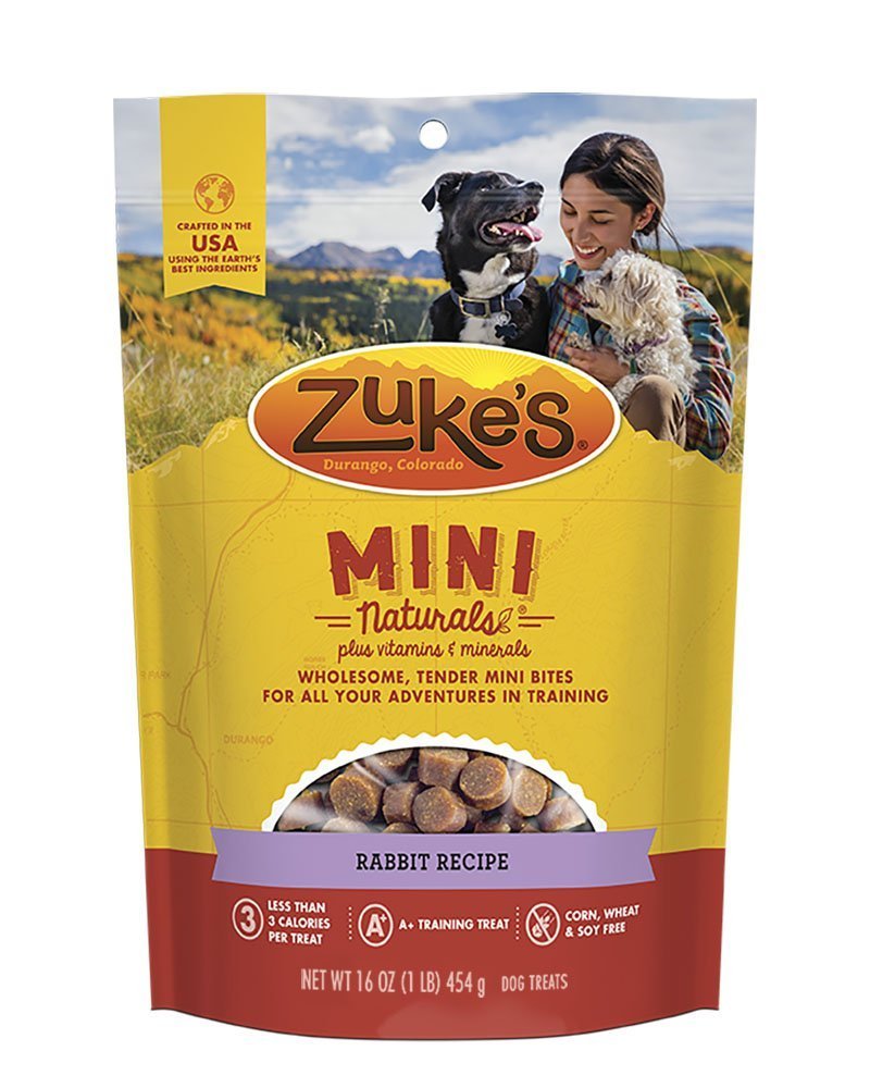 16oz Zuke’s Natural Training Dog Treats (Rabbit Recipe)