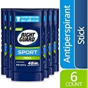 6-Ct 2.6oz Right Guard Sport Antiperspirant Deodorant (Fresh) $9.56 (or less) w/ S&S + Free S/H