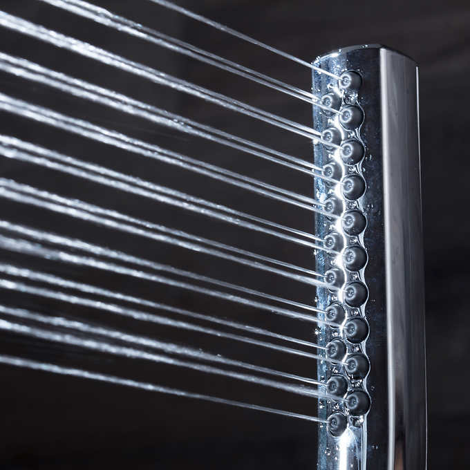 Waterpik Body Wand Spa Shower Head System with Anywhere Bracket – $40