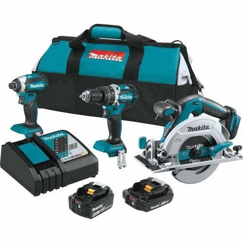 Makita 18V LXT 3-Tool Li-Ion Brushless Cordless Combo Kit