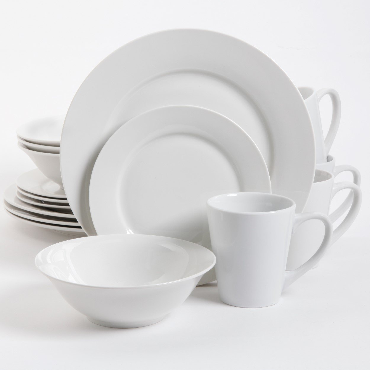 Gibson Home Noble Court 16 Piece Dinnerware Set, White. $14.10 @ Amazon