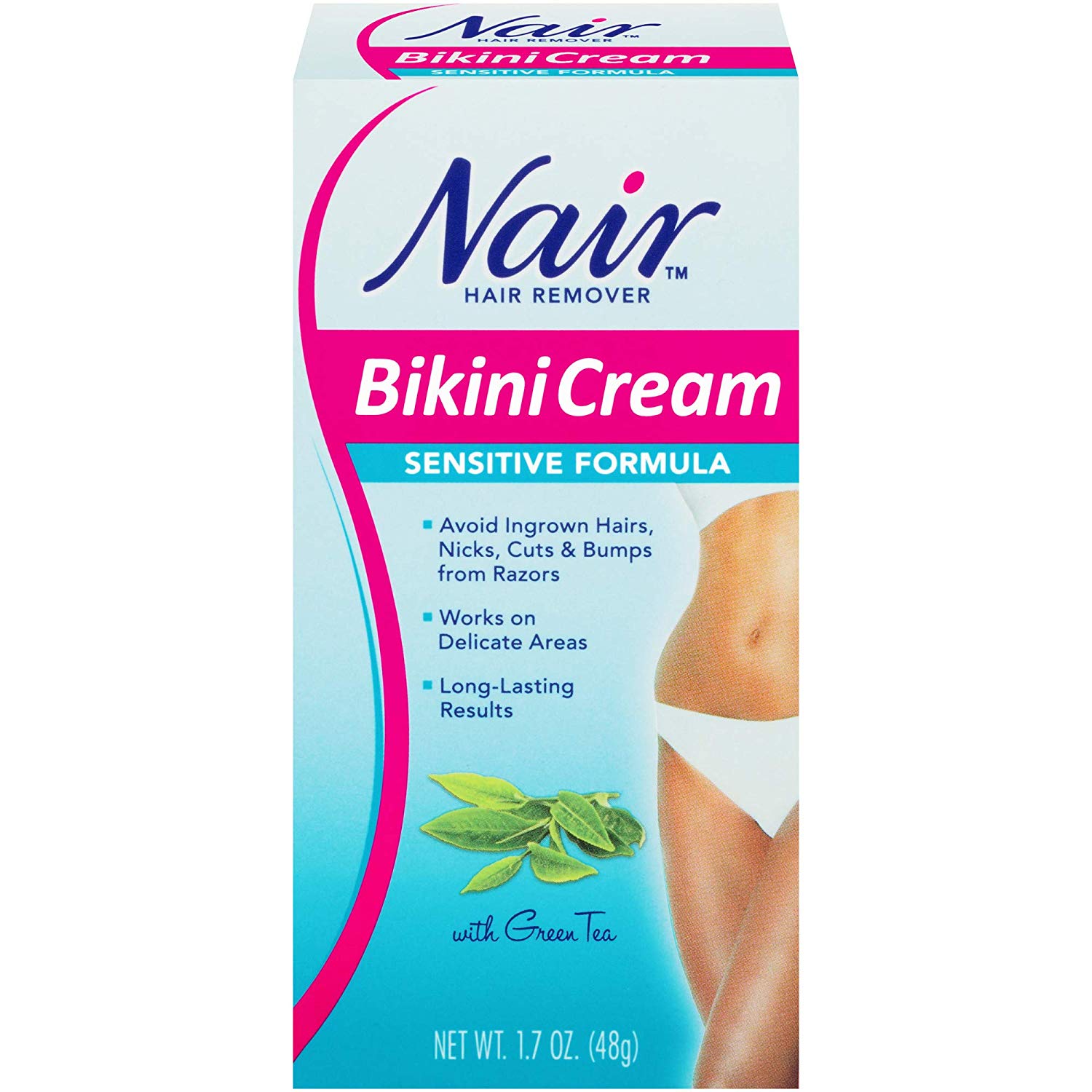 1.7-Oz Nair Hair Remover Bikini Cream (Sensitive Formula w/ Green Tea) $2.32 + Free Shipping w/ Prime or on $25+ orders