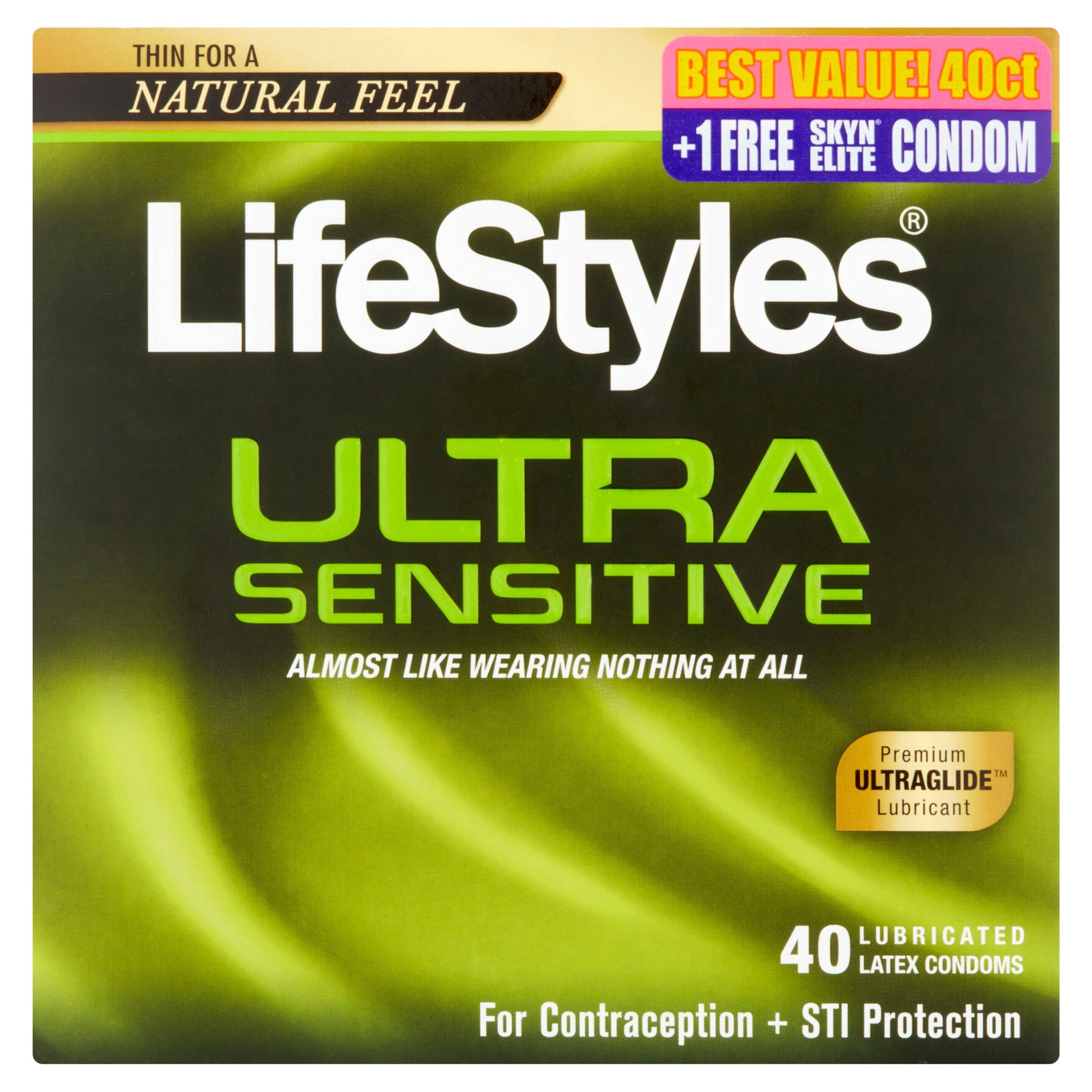 LifeStyles Ultra Sensitive Condoms, 40ct $9.99
