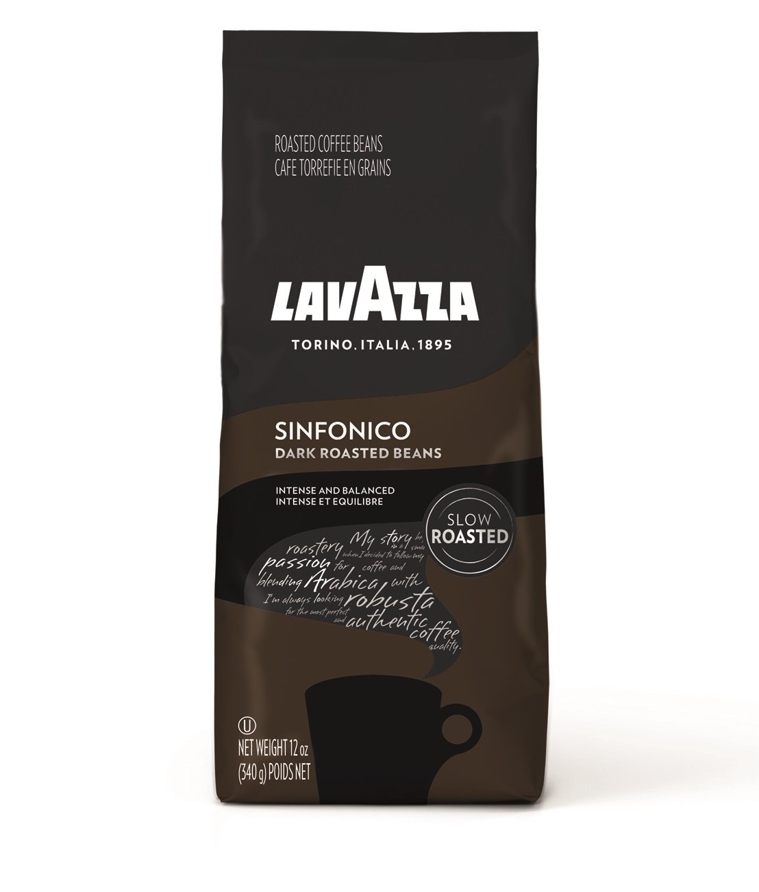 12oz. Lavazza Sinfonico Whole Bean Coffee Blend (Dark Roast) $4.88 5% AC w/s&s