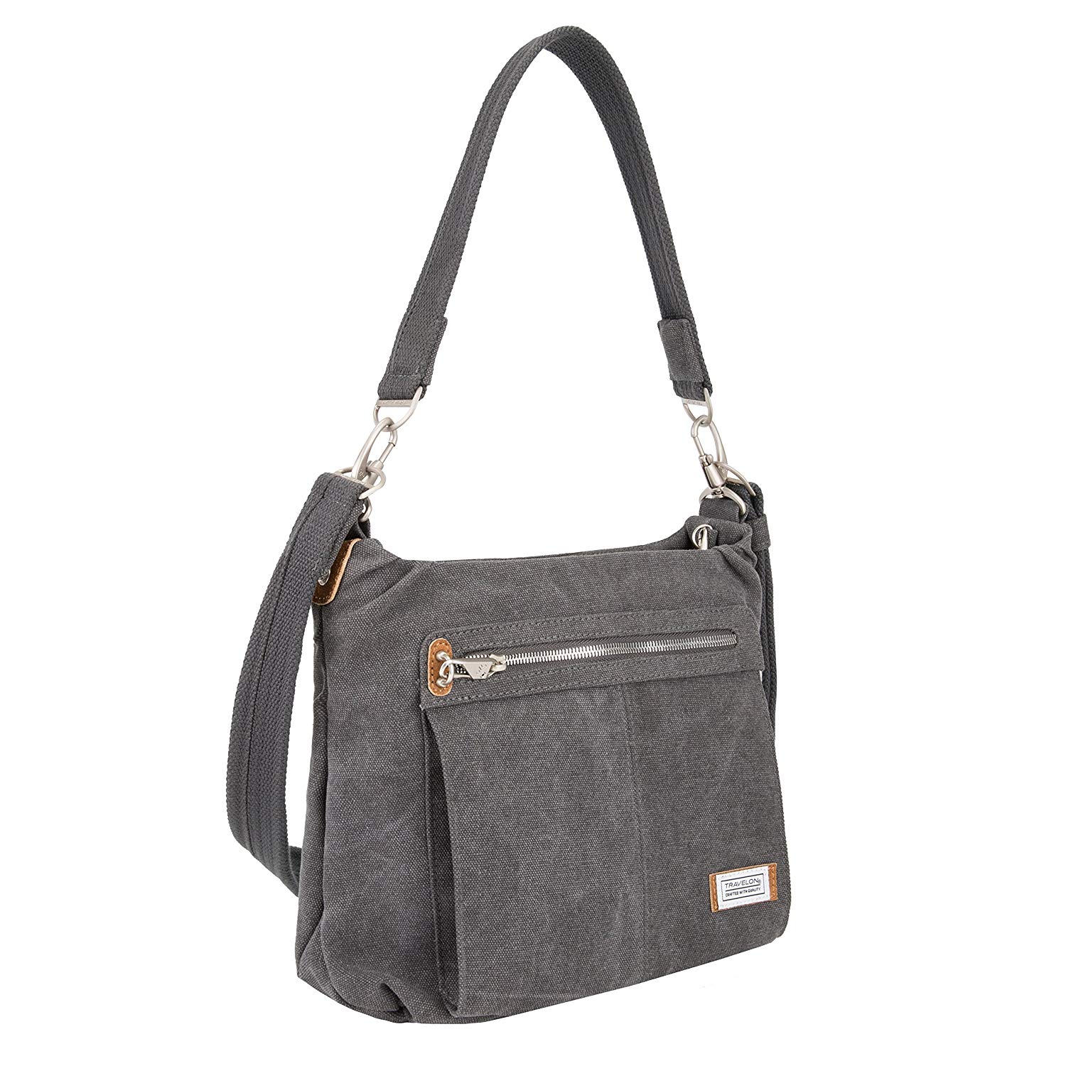 Travelon Anti-Theft Heritage Hobo Bag (Pewter) $36.66 + Free shipping
