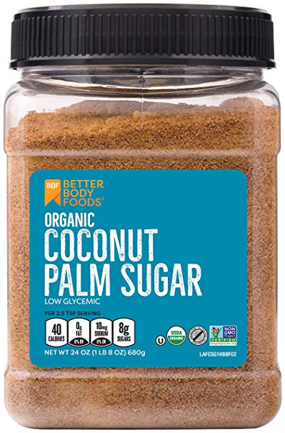 Organic Coconut Palm Sugar, Gluten-Free, Non-GMO Sweetener Substitute (1.5 lbs.) $4.21 w/ S&S + Free S/H