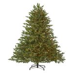 Home Decorators Assortment 7.5 ft Elegant Grand Fir LED Pre-Lit Synthetic Christmas Tree with 2000 Heat White Micro Dot Lights-21WL10163 – $199