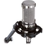 Audio-Technica AT2020 Cardioid Condenser Microphone + AT8458a Shockmount