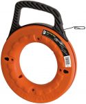 65′ Klein Tools 56002 Fish Tape 1/8″ Wide Steel Pull Line w/ 1′ Laser Etched Increments $17 + free delivery w/ Prime or on orders over $25