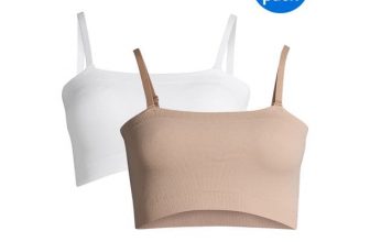 2-Pack No Boundaries Juniors’ Seamless Bandeau Bra (Arctic White/Sheer Taupe) from $2.68 ($1.34 Every) + Free Shipping w/ Walmart+ or $35+