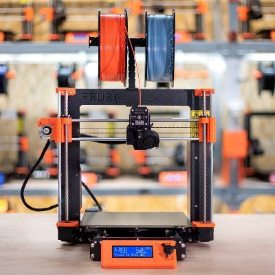 Original Prusa i3 MK3S+ 3D Printer Kit w/ Satin Powder Coated Sheet + 1KG Spool