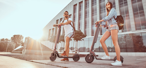 TurboAnt M10 350 W (20 mph & 18 Miles) Commuting Folding Electrical Scooter + $394.98 + Free Delivery