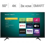Hisense sixty” Class how to R7G5 Series (50R7G5) how to 4K UHD Contributed Monitor Flat screen (3YR Mfg   2YR Costco Visa = 5YR Warranty) how to Inhow toStore Price $299.98