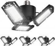 LED Garage Lights 4pk 5000lm 50W $29.99 at Amazon